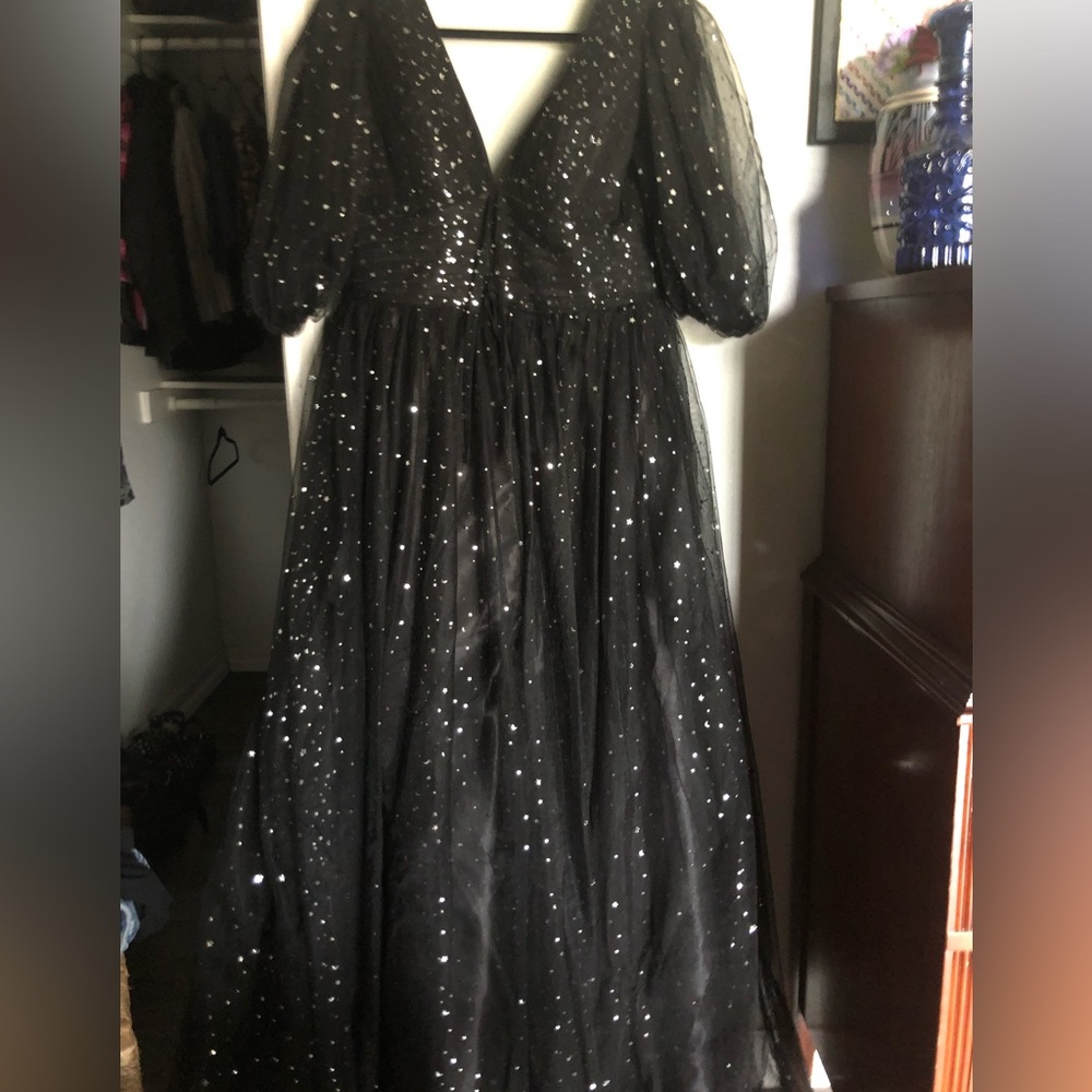Starry black gown